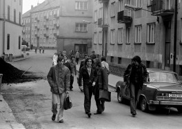 Cheb, Školní ulice, 1978